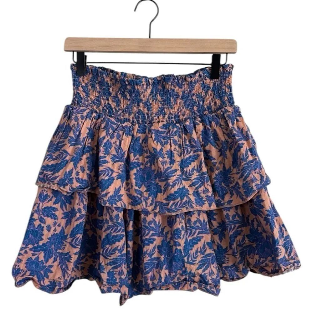 Universal Thread Floral Ruffle Tiered Mini Skirt Large - Picture 2 of 6